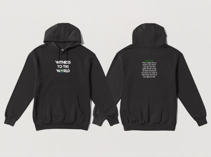 "Witness To The World"🌍🌍NEW DESIGN Hoddie