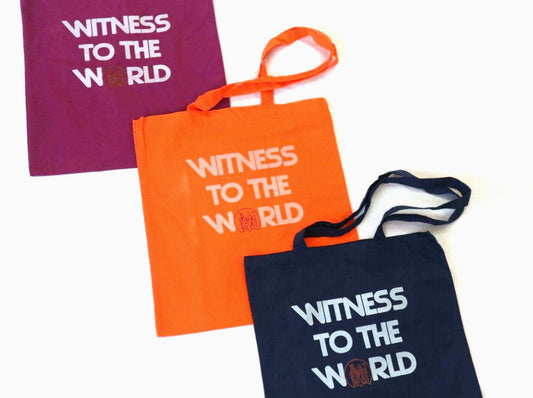 Witness to the World Tote Bags